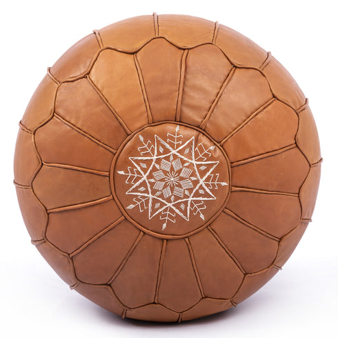 Genuine Leather Pouf Unstuffed - Moroccan Ottoman Footstool, Footrest Cover Boho Decor Bohemian Living Room, Bedroom, Kids Gift & Wedding Room Hand Stitched by Artisans Used As Hassock pouf ottoman hassock  hassocks and ottomans leather pouf hassock furniture pouf ottoman moroccan pouf pouf ottoman leather ottoman